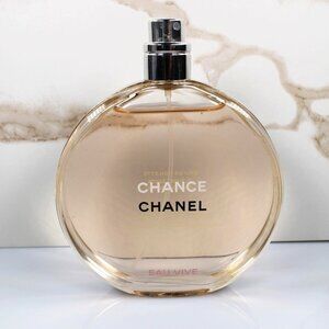 CHANEL CHANCE Eau Vive Eau De Toilette Spray 100ml No Cap Flaws on bottle NEW